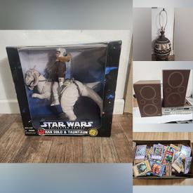 MaxSold Auction: This online auction features Emmett Kelly figurine, vintage tins, stereo components, metal wall art, fishing gear, stained glass lamp, Star Wars collectibles, comics, CDs, electric fireplace, Yu-Gi-Oh cards, vintage Mexican Folk Art, vintage ashtrays, Bosson’s chalkheads, S&P shakers, and more!