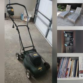 MaxSold Auction: This auction features Dining Set, Crystal, Royal Collectibles, Tea Cups, Dinnerware, Vases, Wall Art, Tupperware, Vacuum, Books,  Small Appliances,  Piano,  Outdoor Seating, Storage, Figurines,  Linens, Luggage, LPs, Golf Clubs, Christmas Decor, Fridge, Garden Tools, Tires and much much more!