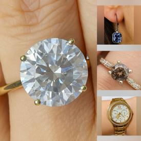 MaxSold Auction: This online auction features gemstone jewelry, silver jewelry, gold jewelry, watch, loose gemstones, silver beads, coin, and more!