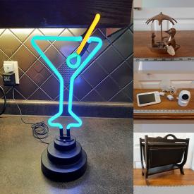 MaxSold Auction: This online auction features art pottery, art glass, copper/enamel trinket dishes, Coca-Cola collectibles, neon sculpture lamp, mantel clock, Cherished Teddies, costume jewelry, fitness gear, video baby monitor, games, vintage toys, children’s books, Mighty Beanz collection, DVDs, office supplies, and more!