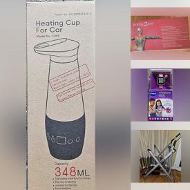 MaxSold Auction: This online auction features exercise equipment, toys, small kitchen appliances, craft supplies, NIB security light, NIB string lights, new beauty appliances, and more!