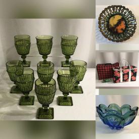 MaxSold Auction: This online auction features art glass, vintage Satsuma vase, silver & costume jewellery, souvenir spoons, TV, Carnival glass, art pottery, women’s clothing, vintage books, vintage Wade ceramics, vintage demitasse cups, perfume bottles, pet products, toys, vintage inlaid wood chairs, Satsuma plate, vintage games, small kitchen appliances, and more!