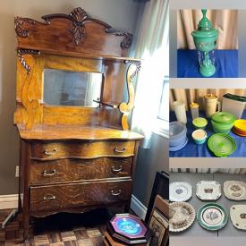 MaxSold Auction: This online auction features antique furniture, 4 poster bed, area rug, pin collection, Royal collectibles, collector spoons, Sadler teapot, DVDs, antique dolls, milk glass, collector plates, and more!
