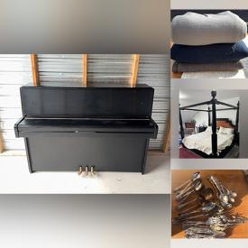 MaxSold Auction: This online auction features upright piano, guitar amp, fitness gear, snorkel gear, vanity leather chair, desk & chair, men’s & women’s clothing & shoes, rolling tool chest, exercise equipment, chest freezers, dishwasher, garden tools, ladders, small kitchen appliances, lawnmower, skis, golf clubs, chainsaw, vinyl records, children’s books, power & hand tools, sewing machine, serger, games, camping gear, guitar, bike, antique steamer trunk, and more!