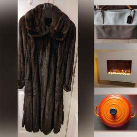 MaxSold Auction: This online auction features outerwear, women’s clothing, designer handbags, electric fireplace, sofa bed, women’s footwear, small kitchen appliances, and more!