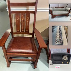 MaxSold Auction: This online auction features humidifier, vintage tools, power & hand tools, air compressor, heater, tires, secretary desk, rattan chairs, settee, stereo components, CDs, vinyl records, TVs, exercise equipment, area rug, home health aids, comics, Pokémon collectibles, GI Joe collectibles, printer, Transferware, small kitchen appliances, oil lamp, cookie jar, toys, Star Wars collectibles, fashion dolls, games, puzzles, die-cast vehicles, decorative plates, art pottery, guitars, DVDs, and much, much, more!!!