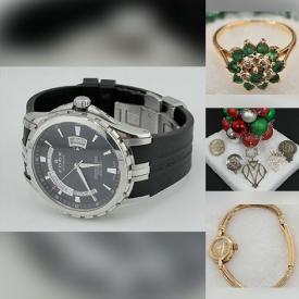 MaxSold Auction: This online auction features gold, silver, & costume jewelry, designer watches, vintage buttons, pocket watches, antique oil lamp, designer handbags, outerwear, women’s clothing &  footwear, area rug, sports collectibles, Hummels, and more!