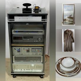MaxSold Auction: This online auction features upright freezer, bike, patio furniture, children’s books, stereo components, papyrus artwork, vinyl records, CDs, small kitchen appliances, wood carvings, Limoges, lawnmower, vintage chandeleir, Depression glass, teacup/saucer sets, metal shelving, cedar chest, crystal decanters, art glass, collector spoons, garden tools, power & hand tools, sewing machine, cuckoo clock, sports equipment, camping gear, and more!