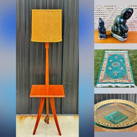 MaxSold Auction: This online auction features vintage tools, train set, small kitchen appliances, tin lunchboxes, comics, Kathleen Clegg watercolours, gold, silver & costume jewellery, Swarovski figurines, bronze sculptures, art pottery, stained glass lamp, Cynthia Root monoprints, art glass, coins, area rugs, golf clubs, Royal Doulton figurine, vintage Pyrex, soapstone carvings, vintage belt buckles, brass teapots, sewing machine, vintage miniature porcelains, Blue Mountain pottery, and more!