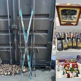 MaxSold Auction: This online auction features telescope, small kitchen appliances, chainsaw, Christmas inflatables, fabric, craft kits, pop-up tent, games, Nascar collectibles, Santa figurine collection, pet products, Tim Horton collectibles, fishing gear, Charlie Brown collectibles, Christmas village, nutcracker, skis, pet products, Christmas train, and more!