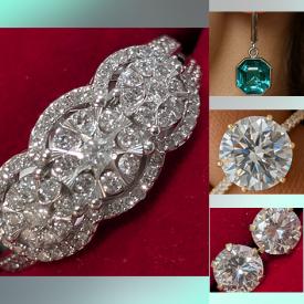 MaxSold Auction: This online auction features gemstone jewelry, silver jewelry, gold jewelry, watches, loose gemstones, pocket scale, and more!