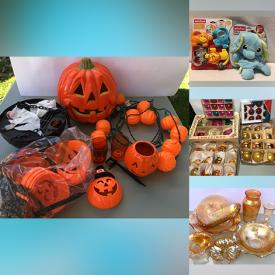 MaxSold Auction: This online auction features garden art, women’s clothing & footwear, Depression glass, hardware, NIB baby toys, new suncatchers, new toys, collector plates, Carnival glass, children’s books, costume jewelry, sports collectibles, art glass, decorative plates & teapots, Halloween costumes, vintage desk, new infant clothing, games, Hull pottery, pet products, DVDs, vintage glass ornaments, metal wall art, antique dolls, planter, bar stools, NIB Santa inflatable, vintage toys, stained glass lights, vintage Pryex, and much, much, more!!!