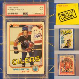 MaxSold Auction: This online auction features sports trading cards, comics, vinyl records, vintage magazines, men’s clothing & footwear, non-sports trading cards, video game, NIP action figures, DVDs, and more!