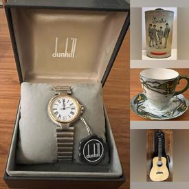 MaxSold Auction: This online auction features vinyl records, The Beatles collectibles, movie & concert posters, Clarence Tilenius prints, banjolele, guitars, guitar accessories, art glass, children’s books, matchbook collection, push moser, outerwear, NIB watches, sports collectibles, DVDs, comics, Fiestaware, teacup/saucer sets, sports trading cards, and more!