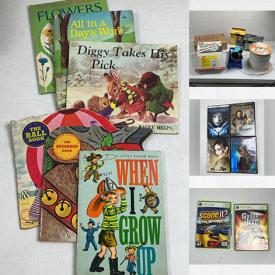 MaxSold Auction: This online auction features video games, DVDs, vintage children’s books, vinyl records, power & hand tools, computer accessories, men’s magazines, home electronics, and more!n