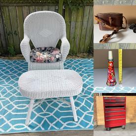 MaxSold Auction: This online auction features wicker furniture, coins, vintage books, stamps, games, rolling tool chest, pet products, generator, power & hand tools, and more!