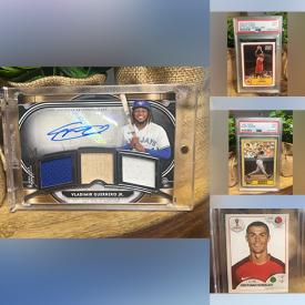 MaxSold Auction: This online auction features sports trading cards, sports collectibles, sports trading card sets, collectible figurine, baby Jordan shoes, and more!