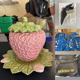 MaxSold Auction: This online auction features Bordallo Pinheiro tureen, Inuit stone carvings, fitness gear, small kitchen appliances, storage totes, art pottery, Swarovski figurines, NIB humidifier, garden art, planters, and more!