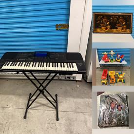 MaxSold Auction: This online auction features digital pianos, air purifier, toddler toys, small kitchen appliances, skateboards, desktop computer, snowshoe kit, power & hand tools, violin, ukulele, guitar, printer, S. Samsara prints, horse tack, sewing machine, costume jewelry, and more!