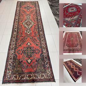MaxSold Auction: This online auction features Persian rugs & runners including Gabbeh, Hamadan, Mashhad, Kilim, Tabiz, Kashan, and more!