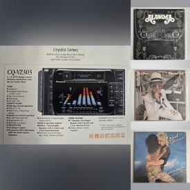 MaxSold Auction: This online auction features vintage car audio, car speakers, and vinyl records, including Lionel Ritchie, Tom Jones, Diana Ross, Alabama, Billy Ocean and more!
