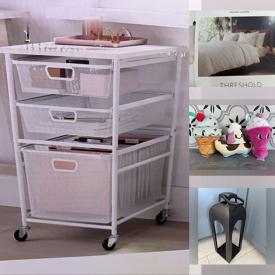 MaxSold Auction: This online auction features new products, including fitness gear, pet products, kitchen tools, bed linens, gift bags, party supplies, lantern, office supplies, Christmas village & ornaments, table lamps, games, metal cart, and more!