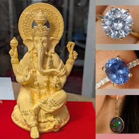 MaxSold Auction: This online auction features gemstone jewelry, gold jewelry, silver jewelry, loose gemstones, watch, pocket scale, coins, jewelry findings, carved opals, statues, silver bars, and more!