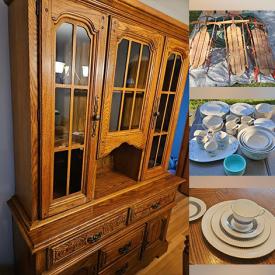 MaxSold Auction: This online auction features shelving, dining table & chairs, women’s clothing, desk & chair, trundle bed, patio furniture, vintage toys, games, sewing machine, small kitchen appliances, TVs, BBQ grill, vintage Pyrex, doll house, vanity, lawnmower, garden tools, Nutcracker collection, area rug, and more!