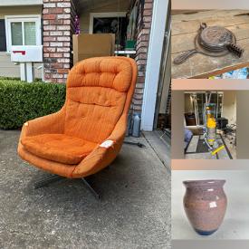 MaxSold Auction: This online auction features duck decoy, cameras & lenses, cranberry glass, decorative plates, vintage porcelain teapots, art glass, jade jewelry & carvings, wood carvings, uranium glass, metal wall hanging, clock collection, outdoor teak furniture, antique Balinese shadow puppets, fossils, antique smoking stand, small kitchen appliances, guitar, antique cast-iron, sad irons, and more!