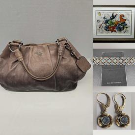 MaxSold Auction: This online auction features women’s clothing & footwear, pilates chair, sterling & costume jewellery, glass top tables, bookcase, counter stools, leather furniture, golf clubs, computer desk, NIB printer, Michael Gorban serigraphs, snowboard, folding table & chairs, TV, and more!n