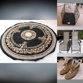 MaxSold Auction: This online auction features vessel sinks, women’s footwear, collector Barbies, games, pet products, area rugs, dog figurines, TV, costume jewelry,  sports collectibles, Mexican Talavera, monitors, and more!