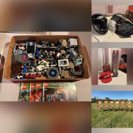 MaxSold Auction: This online auction features outdoor toys, BBQ grill, new construction heater, chainsaws, fishing gear, air compressor, garden art, chicken waterers, bikes, toys, hockey gear, sports collectibles, DVDs, puzzles, marbles, games, Royal Doulton figurine, Tetly tea figurines, vintage thimbles, video games, Coca-Cola collectibles, Legos, sports trading cards, video game consoles, vintage books, comics, Blu-Rays, and more!n