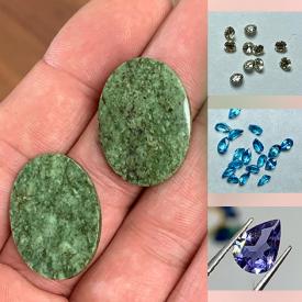 MaxSold Auction: This online auction features loose gemstones such as peridot, citrine, emeralds, sapphires, diamonds, rubies, lolite, opals, topaz, jadeite, and more!n