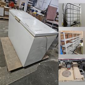 MaxSold Auction: This online auction features storage shelf, concrete blocks/pavers, vanity, power tools, construction supplies, monitor screens, janitorial supplies, electrical supplies, dehumidifier, disposable gowns, portable & window AC units, barrel drums, chest freezer, new pressure washers, and more!