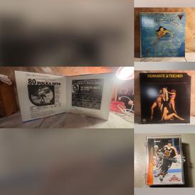 MaxSold Auction: This online auction features small kitchen appliances, men’s & women’s clothing &  footwear, printer, pet products, watches, costume jewelry, toys, outerwear, vinyl records, power & hand tools, DVDs, fitness gear, games, camping tent, puzzle, CDs, home electronics, sports trading cards, and more!