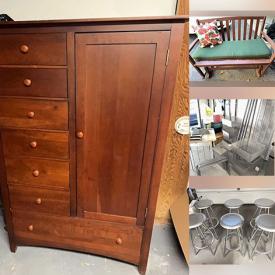 MaxSold Auction: This online auction features NIB tiller, bar stools, pressure washer, small kitchen appliances, women’s clothing & footwear, patio furniture, exercise equipment, pop-up canopies, beauty appliance, secretary desk, watches, collector plates, vanity, planters, toys, games, camera & accessories, puzzles, vinyl records, TVs, portable AC unit, Christmas village, hand tools, Funko Pops, Coca-Cola collectibles, and more!