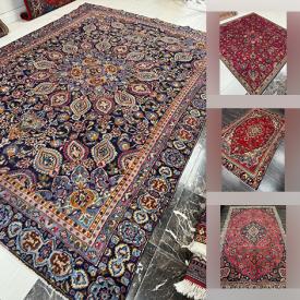 MaxSold Auction: This online auction features Persian rugs & runners including Tabriz, Kashan, Hamadan, Mashhad, Arak, Turkman, and more!