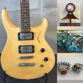 MaxSold Auction: This online auction features Le Creuset, art pottery, art glass, McCoy pottery, vintage vaseline glass, teacup/saucer sets, uranium glass, Toby jug, Jasperware, teak furniture, silver jewelry, guitar amps, vintage guitar, jadeite, Indigenous art, metal art sculpture, and more!