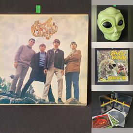 MaxSold Auction: This online auction features vinyl records, vintage masks, books, cassettes, sheet music, and much, much, more!!!