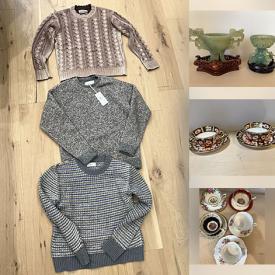 MaxSold Auction: This online auction features stone carvings, vintage camera, costume jewelry, cloisonne, men’s designer clothing & footwear, upright piano, teacup/saucer sets, humidifier, coins, chandelier, stained glass window, and more!