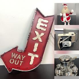 MaxSold Auction: This online auction features vintage toys, games, cast iron teapot, decanter set, vinyl records, comics, exercise equipment, Royal Copenhagen plates, Christmas collectibles, metal signs, and more!