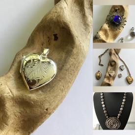 MaxSold Auction: This online auction features coins, silver jewelry, gold jewelry, polished stones & beads, costume jewelry, cameo, antique jewelry, antique medals, watch, lockets, and more!\n