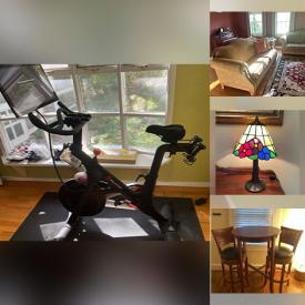 MaxSold Auction: This online auction features exercise equipment, stained glass lamps, Precious Moments, Cherished Teddies, art glass, teacup/saucer sets, teapot collection, mantel clocks, fitness gear, chiminea, garden art, crocks, kegerator, bistro set, patio furniture, golf clubs, and more!