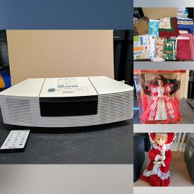 MaxSold Auction: This online auction features scout collectibles, sports apparel, new women’s riding boots, new men’s clothing, outerwear, Dept 56 buildings & accessories, Snowbabies, animated Santas, Keepsake ornaments, small kitchen appliances, home electronics, vacuums, hardware, power & hand tools, DVDs, dehumidifiers, cameras, printers, speakers, desktop computer, fishing gear, ski boots, sports equipment, golf clubs, comics, collector plates, train sets, NIB Holiday Barbies, sports trading cards, Star Wars collectibles, video game console, toys games, Disney collectibles, Funko Pops, bikes, office supplies, fabric, buttons, and much, much, more!!!, 