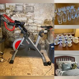MaxSold Auction: This online auction features NIB headboard, video games, B&G Copenhagen plates, decorative plates, Jasperware, exercise equipment, and more!