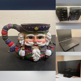 MaxSold Auction: This online auction features TV, plastic shelving, computer accessories, video game accessories, desktop computer, laptops, NIB bath steamers, NIB toy, WIFI gear, computer components, Pokémon card, vinyl records, garden tools, and more!