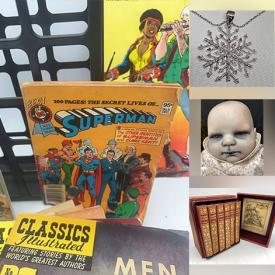 MaxSold Auction: This online auction features collectible coins, electronics, framed art, toys, speakers, home furnishings, books, jewellery, vintage cameras, antique hardware, records, clothing, Christmas decor, sculptures, kitchenware, model trains, 3-D printer, Halloween decor, HP mini laptop, and much, much, more!!!!!!!!!!