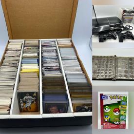 MaxSold Auction: This online auction features sports trading cards, coins, banknotes, comics, video game consoles & games, Pokemon, collectibles, action figures, binoculars, toys, sports collectibles, and more!