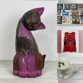 MaxSold Auction: This online auction features Coca-Cola collectibles, teacup/saucer sets, coins, die-cast collectibles, sports equipment, sports collectibles, art pottery, wood sculpture, soapstone sculptures, Blu-Rays, watches, game, sports trading cards, office supplies, small kitchen appliances, ceramic birthday girls, jerseys, women’s clothing, violin, Depression glass, Blue Mountain pottery, hand tools, vintage porcelain dolls,  DVDs, CDs, video games, and more!