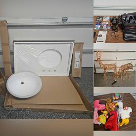 MaxSold Auction: This online auction features a Samsung tv, camping gear, home decor, sports equipment, books, outdoor decor, vintage cameras, tools, electronics, and much, much, more!!!!!!!